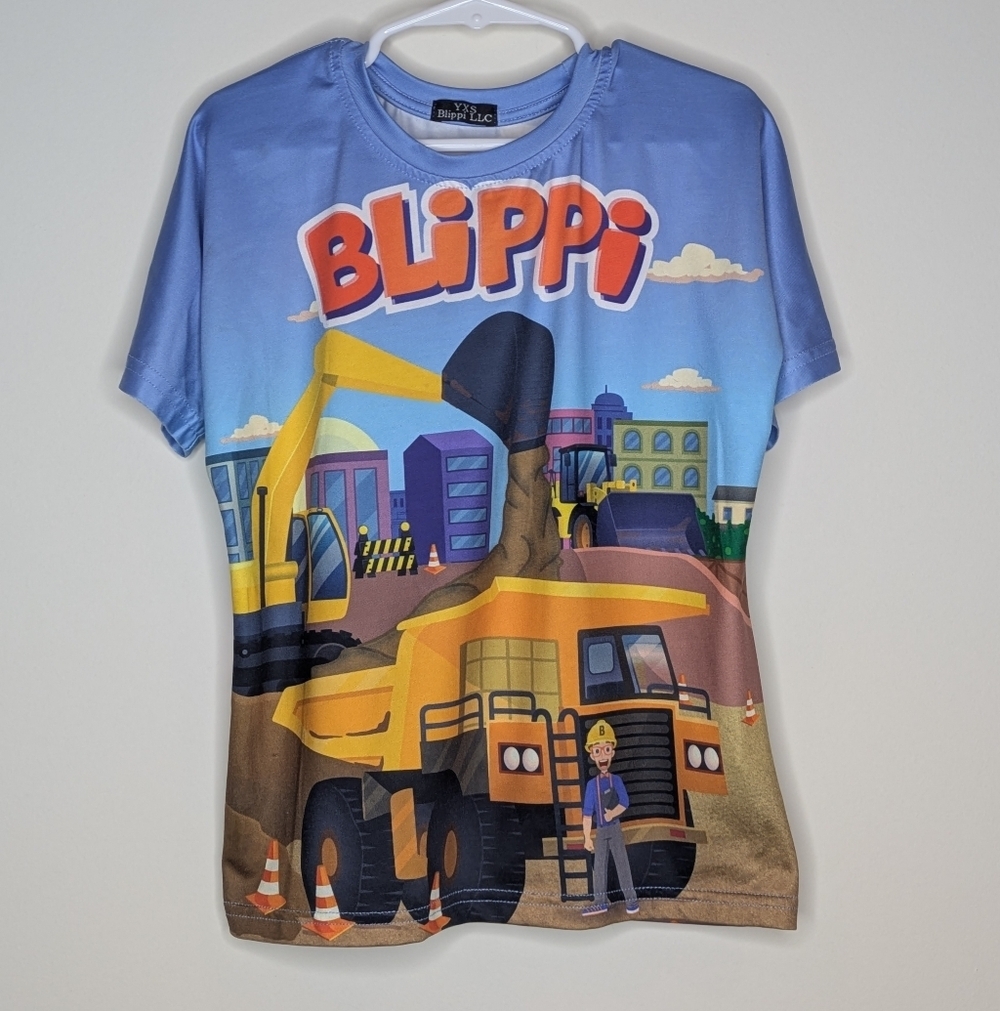 Blippi Excavator Dump Truck Shirt Youth XS
